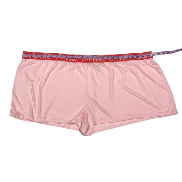 Coca-Cola 3 Piece Pajama Set, Size 3X, Pink Tank Top Shorts Socks, New w Defects - Picture 12 of 16